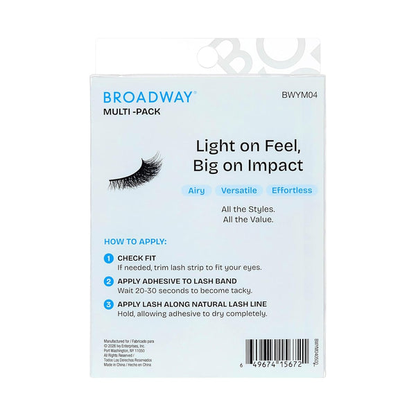 KISS - BROADWAY FALSES LASHES MULTIPACK BWYM04