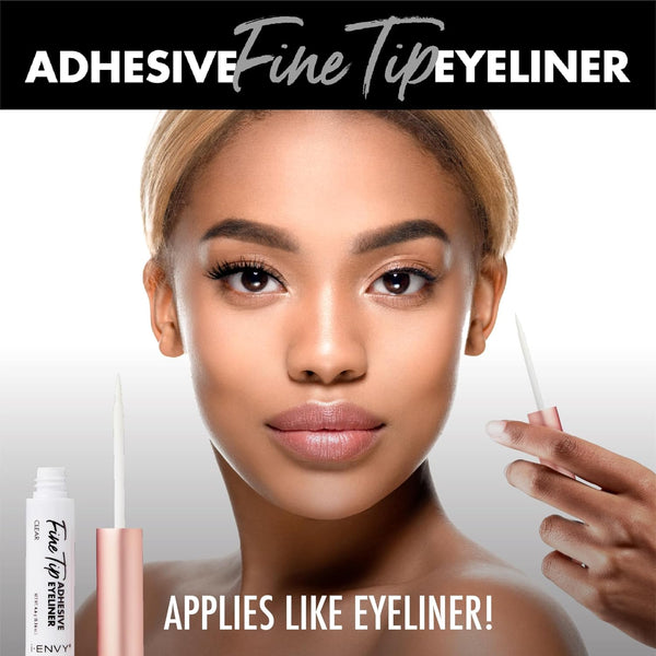 KISS - FINE TIP ADHESIVE EYELINER - CLEAR (Copy)