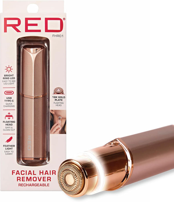 KISS - RED FACIAL HAIR REMOVER ROSE GOLD