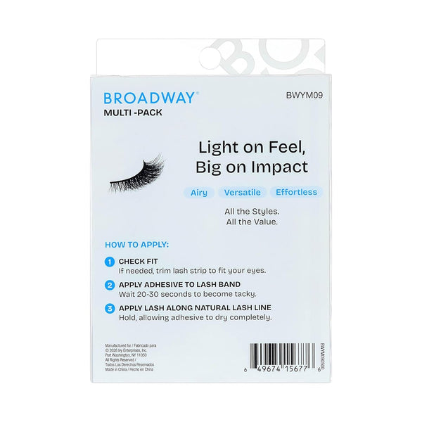 KISS - BROADWAY FALSES LASHES MULTIPACK BWYM09
