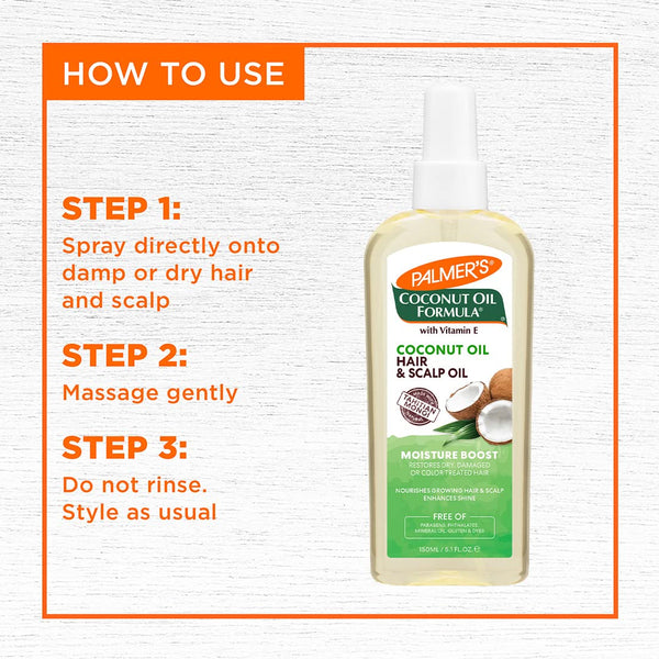 PALMER'S - Coconut Oil Formula Moisture Boost Hair & Scalp Oil