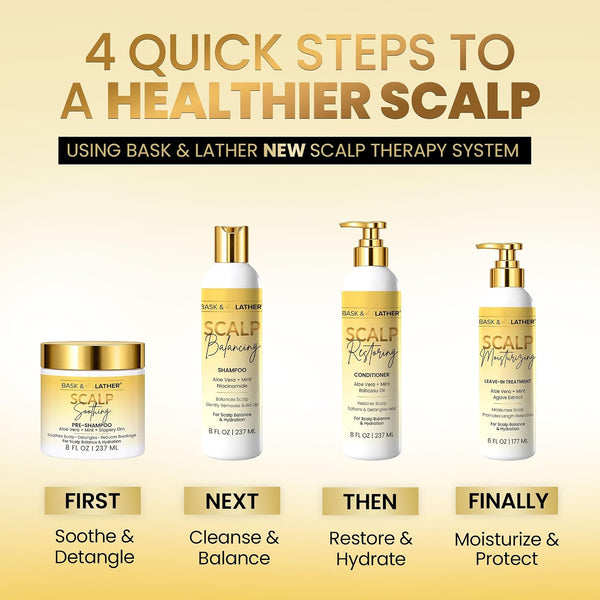 BASK & LATHER - Scalp Soothing Pre-Shampoo