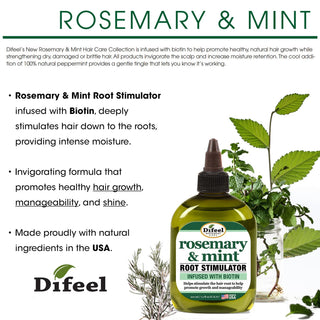 DIFEEL - Rosemary & Mint Root Stimulator with Biotin
