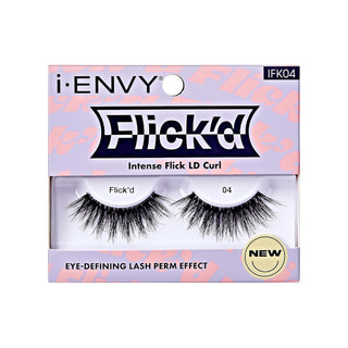KISS - False Lashes Flick'd D-Curl Strip Lashes IFK04