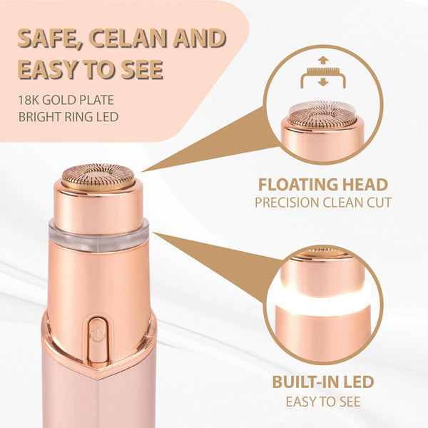 KISS - RED FACIAL HAIR REMOVER ROSE GOLD