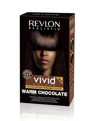 REVLON - VIVID HAIR COLOR WARM CHOCOLATE