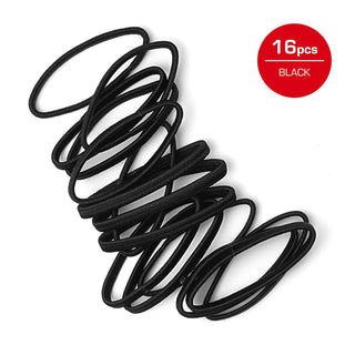 KISS - RED ELASTIC BAND 16/CT FLAT BLACK