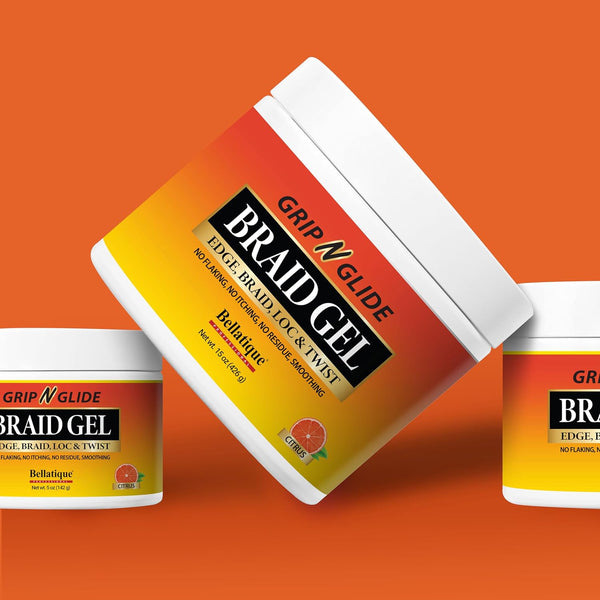 BELLATIQUE - GRIP N GLIDE Braiding Gel Maximum Hold for Loc & Twist