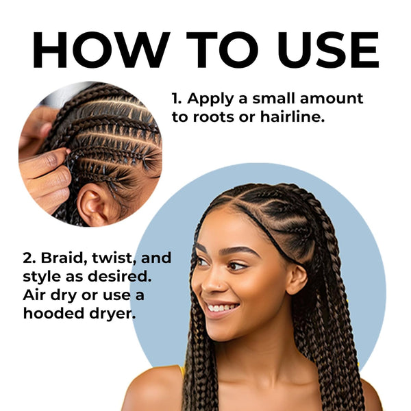 BELLATIQUE - KOOL Braiding Gel Maximum Hold for LOC & Twist