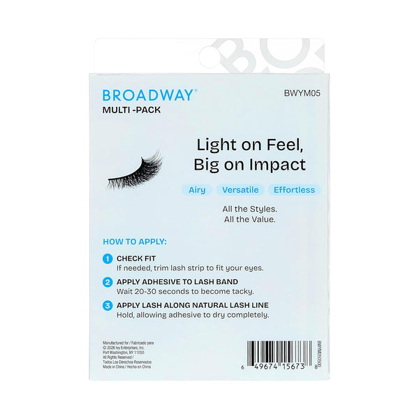KISS - BROADWAY FALSES LASHES MULTIPACK BWYM05