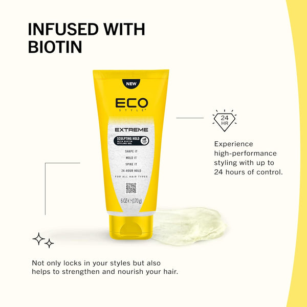 ECO STYLE - Extreme Sculpting Hold Styling Gel W/ Biotin