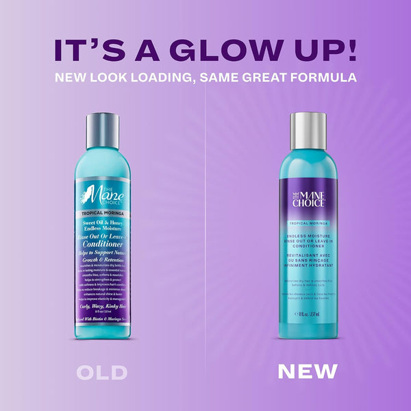The Mane Choice - Tropical Moringa Sweet Oil & Honey Endless Moisture Rinse Out or Leave-In Conditioner