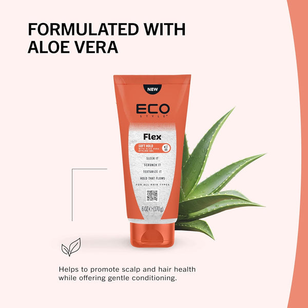 ECO STYLE - Flex Soft Hold Styling Gel W/ Aloe Vera