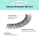 KISS - False Lashes Flick'd D-Curl Strip Lashes IFK05