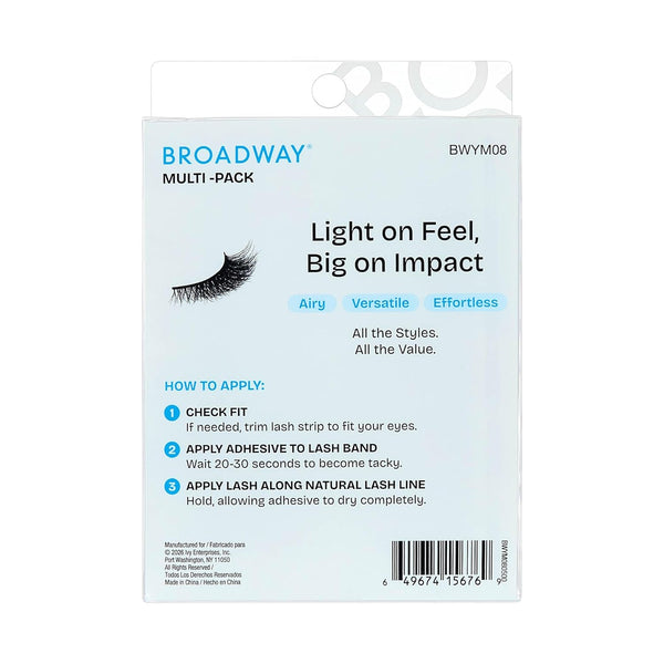 KISS - BROADWAY FALSES LASHES MULTIPACK BWYM08