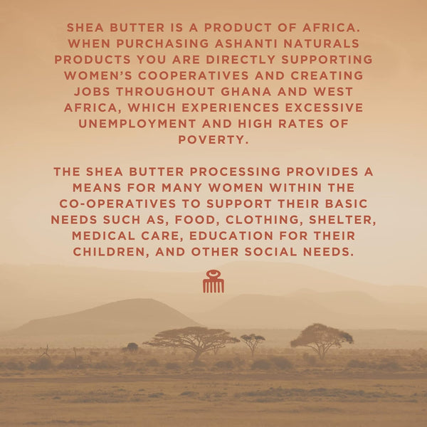 ASHANTI - Naturals 100% Yellow Shea Butter SOFT & CREAMY