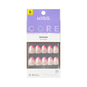 KISS - CORE DESIGN TREND SPRING GLUE-ON NAIL MEDIUM - SHINING BRIGHT