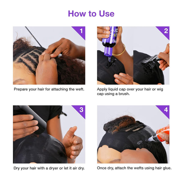 KISS - QUICK DRY HAIR PROTECTIVE LIQUID CAP CLEAR