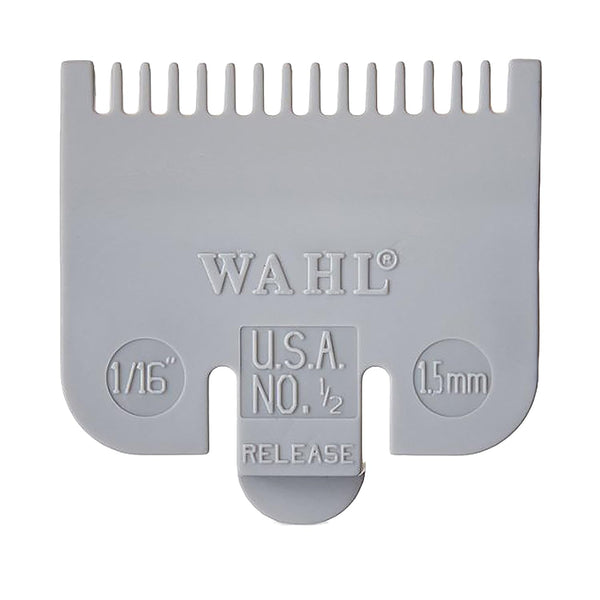 WAHL - Professional Color Coded Comb Attachment #3137-101 - Grey #1/2 - 1/16