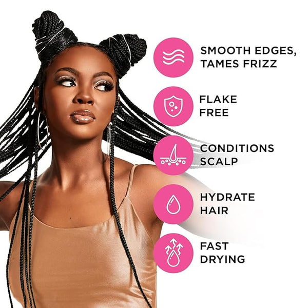 ESHA - Slick N Slay 2-IN-1 Braid & Edge Gel - PEACH & BIOTIN