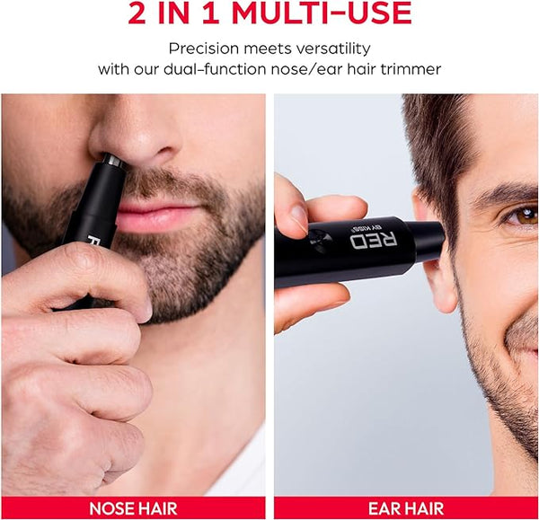 KISS - RED CORDLESS NOSE HAIR TRIMMER