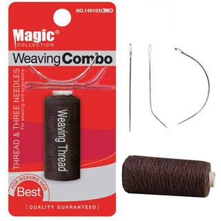MAGIC COLLECTION - Thread & Needles Weaving Combo BROWN