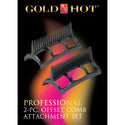 Gold N Hot - Professional 2-PC Offset Comb Attachment Set