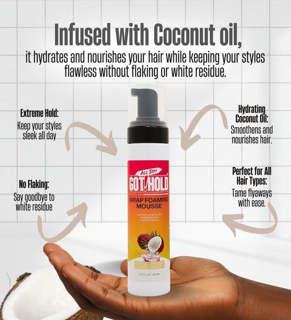 EBIN - ALL DAY GOT HOLD WRAP FOAM MOUSSE