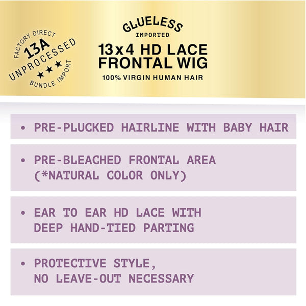 SENSATIONNEL - 13A LH 13X4 BODY WAVE HD LACE WIG (HUMAN)