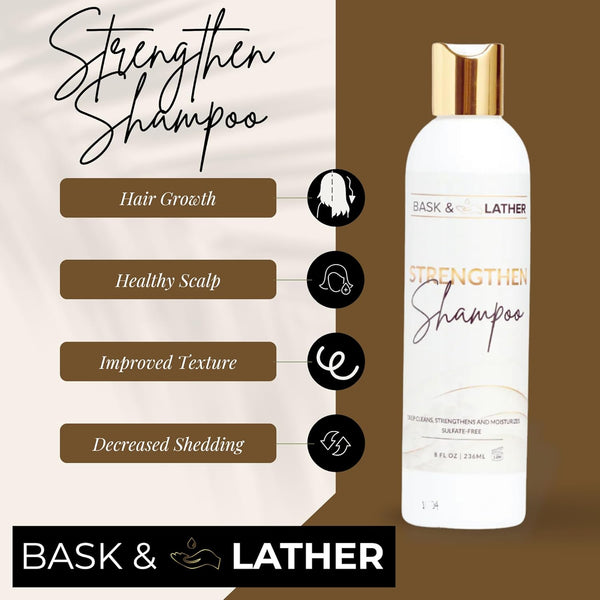 BASK & LATHER - Strengthen Regrowing Shampoo