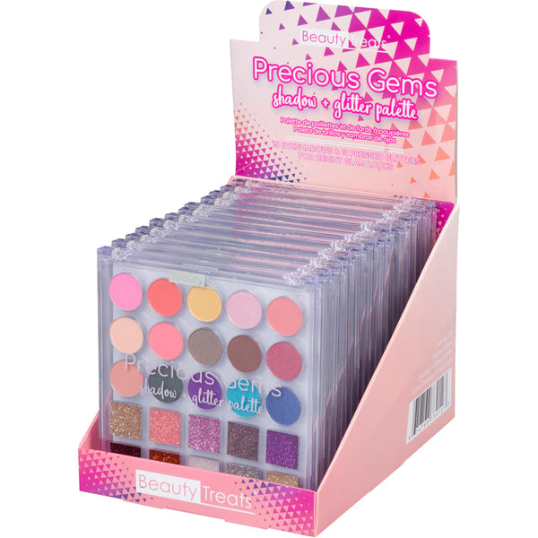 BEAUTY TREATS - PRECIOUS GEMS SHADOW & GLITTER PALETTE