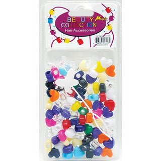 BEAUTY COLLECTION - Small Heart Bead Assorted 100PC