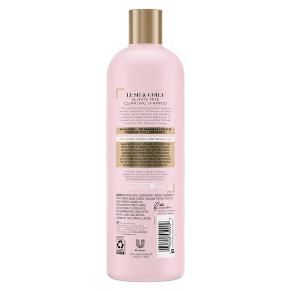 Suave - Natural Shea Butter & Pure Coconut Oil Sulfate-Free Cleansing Shampoo