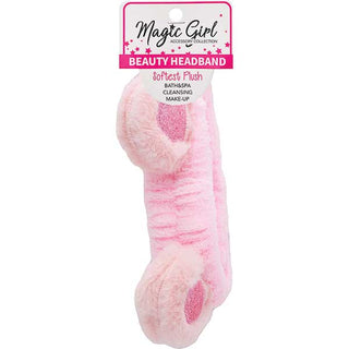 MAGIC GIRL - Beauty HeadBand Softest Plush BEAR #HWR-BEA0501