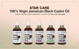 STAR CARE - Jamaican Black Castor Oil PEPPERMINT