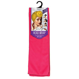 Buy neon-pink MAGIC COLLECTION - Jersey Head Wrap 25"X72" SOLID