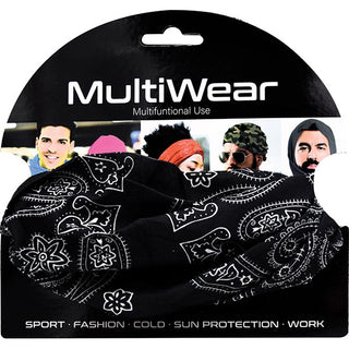 Multi Wear - Multi Scarf Bandana BLACK #HWR-MUL02BLA