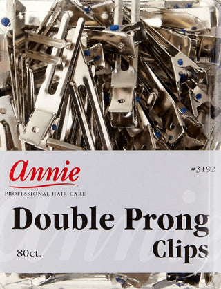 ANNIE - Premium Double Prong Clips 80PCs