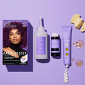 SoftSheen Carson - Dark & Lovely Fade Resist Permanent Hair Dye Kit #421 (VIRTUAL VIOLET)