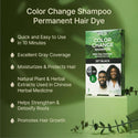 KISS - COLOR CHANGE SHAMPOO JET BLACK