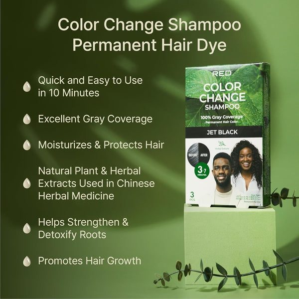 KISS - COLOR CHANGE SHAMPOO JET BLACK