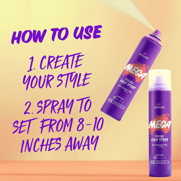AUSSIE - MEGA FLEXIBLE HAIR SPRAY