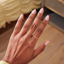 KISS - CORE DESIGN TREND SPRING GLUE-ON NAIL MEDIUM - SHINING BRIGHT