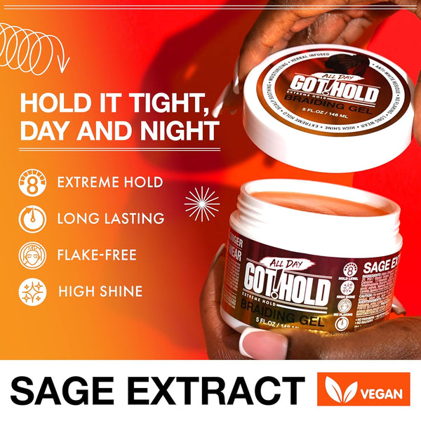 EBIN - ALL DAY GOT HOLD BRAIDING GEL EXTREME HOLD