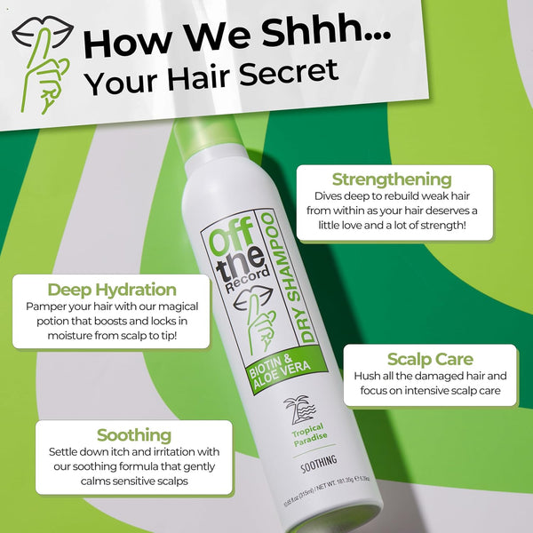 OFF THE RECORD - DRY SHAMPOO - TROPICAL PARADISE