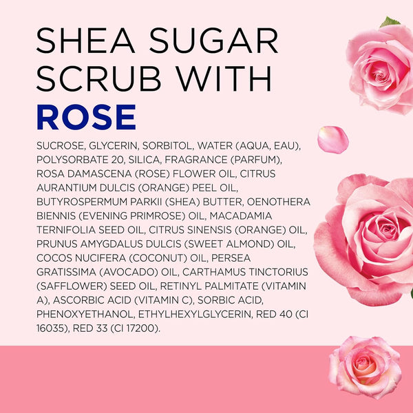 DR. TEALS - BODY SCRUB ROSE SHEA SUGAR