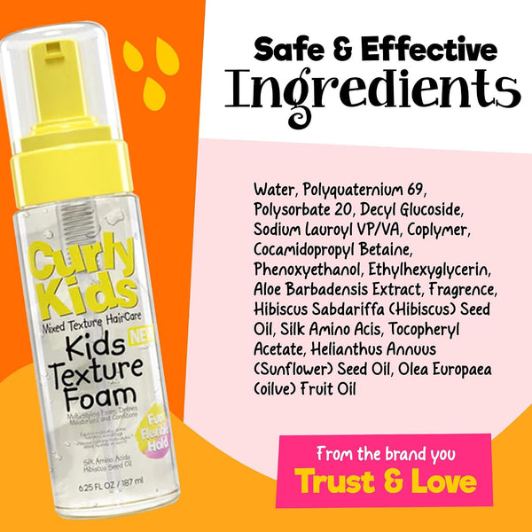Curly Kids - Texture Foam Curl Defining Mousse