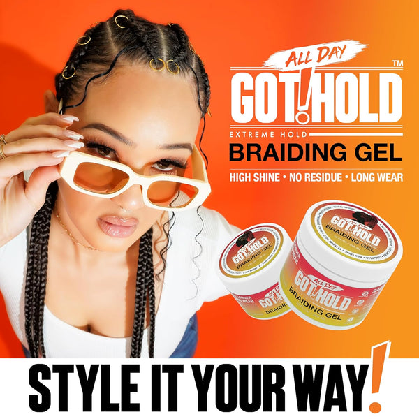 EBIN - ALL DAY GOT HOLD BRAIDING GEL EXTREME HOLD