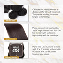 SENSATIONNEL - EMPIRE 10A BUNDLES 4X4 CLOSURE MULTI PACK BODY WAVE (HUMAN)
