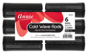 ANNIE - Professional Cold Wave Rods 6 PCs X-LARGE BLACK